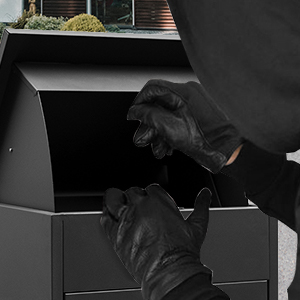 Anti-Theft Parcel Delivery Box with Electrostatic Powder Coating and Galvanized Steel