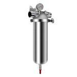 Water Purification 304 Stainless Steel Single Core Pre Coarse Filter for Liquid