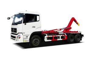 Quality Hook Lift Garbage Collection Truck Sanitation Vehicle 22 - 26 Ton Lifting Capacity wholesale