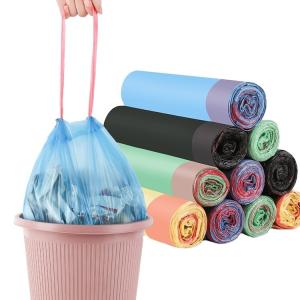Quality Cost Kitchen Rubbish Drawstring Trash Bag for Professional Garbage Collection wholesale