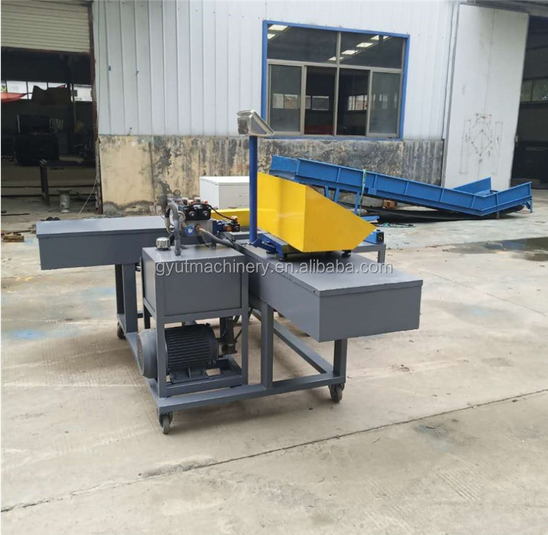 Fully Automatic 7.5kw Hydraulic Weighing Used Clothes Rags Baling Machine Bagging Machine