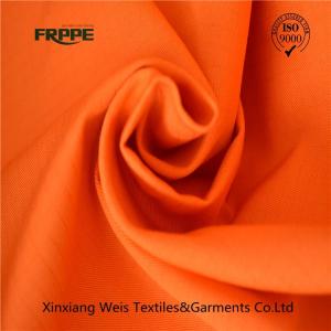 Quality Orange 92% Cotton 8% Polyester CVC Forest 300gsm Fire Resistant Fabric wholesale