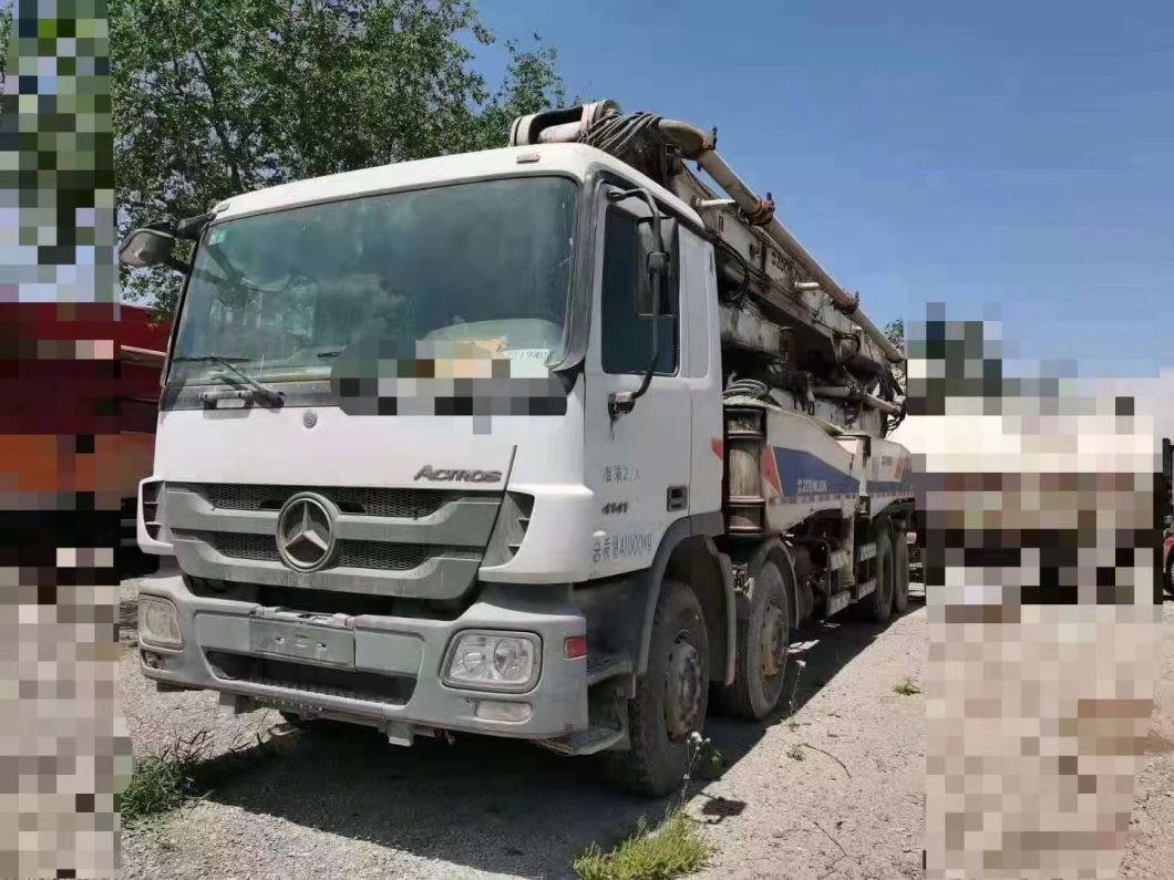 Batching Plate Truck Pump Zoomlion 52m Second Hand Pump Truck