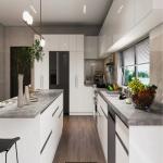 Drawer Basket Accessories Glossy Acrylic Modern Style Kitchen Cabinets for