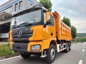 China SHACMAN Construction Dump Truck X3000 6x4 300Hp EuroII Yellow Tipper front lift on sale