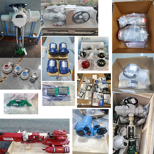 ROTORK ROMpak Electric Actuators with Chinese Brand Control Valve three-way valve