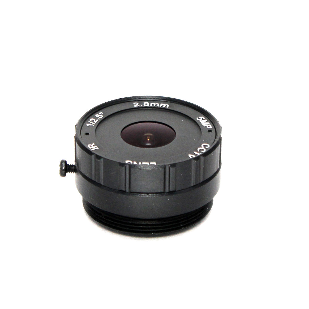 2.8MM Wide Angle 120 Degree CCTV Camera Lens Dome CS Mount Support CCTV IP Analog Camera 5MP Lens
