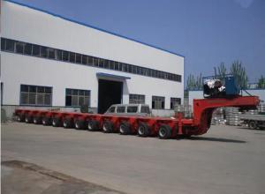 Quality Heavy Duty 180 Tons Multi Hydraulic Axis Low Bed Semi Modular Trailer Lowbed Semi Trailer wholesale
