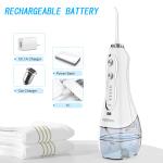 300ml Water Tank Rechargeable Water Flosser IPX7 Waterproof For Teeth Cleaning