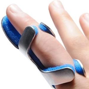 Quality S M L Bendable Frog Type Medical Finger Splint Metal Aluminum Material wholesale