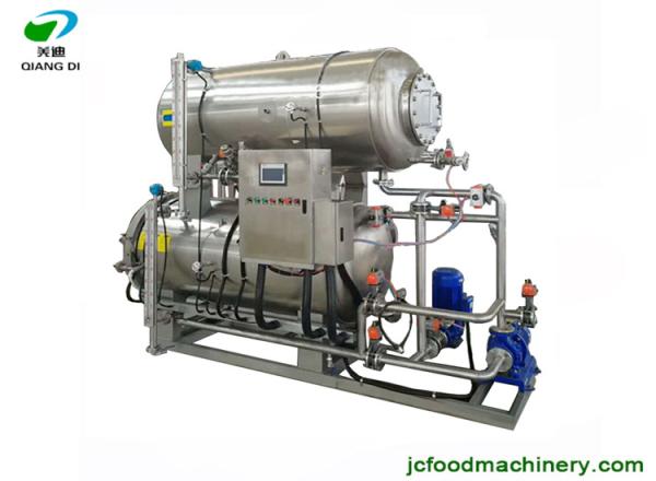 Cheap two open door type automatic sterilizer autoclave machine for pouches food for sale