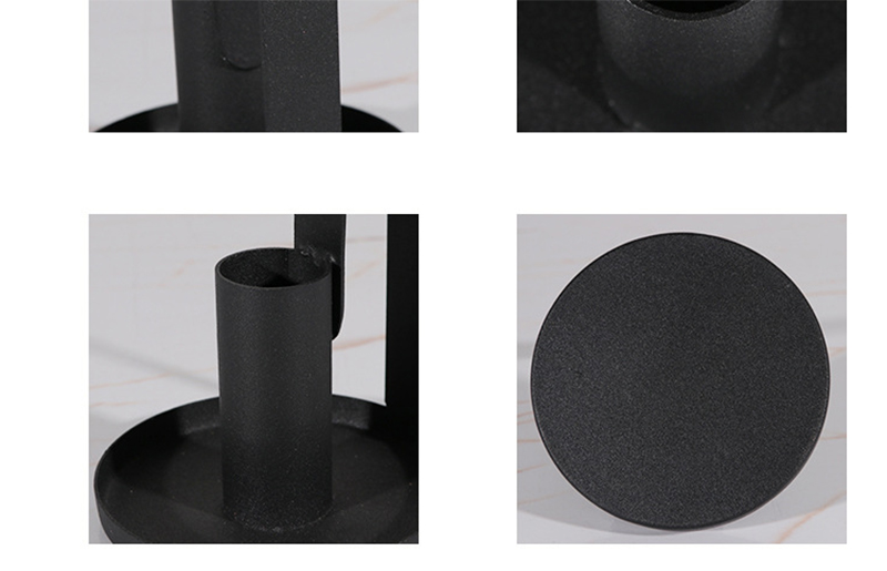 Wholesale Metallic Candle Holder Simple Luxury Candle Light Stand Exquisite Shape Wedding Candlesticks