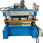 762mm 0.12-0.4mm corrugated roll forming machine in Indonesia Raw material: GI