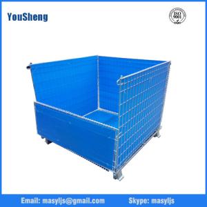 Quality Customized Qualified Collapsible Rolling Metal Wire Mesh Storage Cage wholesale
