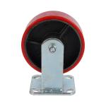 100mm/150mm/200mm Swivel Brake PU Wheels Caster for Heavy Duty Cableway Trolley