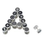 Top Fashion Trendy Brincos Brinco Earings Gothic Jewelry Stainless Steel Plain