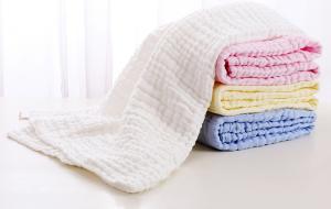 Quality 200GSM 40S Heavy Gauze Fabric Six Layers New Born Blanket wholesale