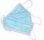 Non Woven Medical Triple Layer Surgical Mask Anti Virus Dust Fiberglass Free