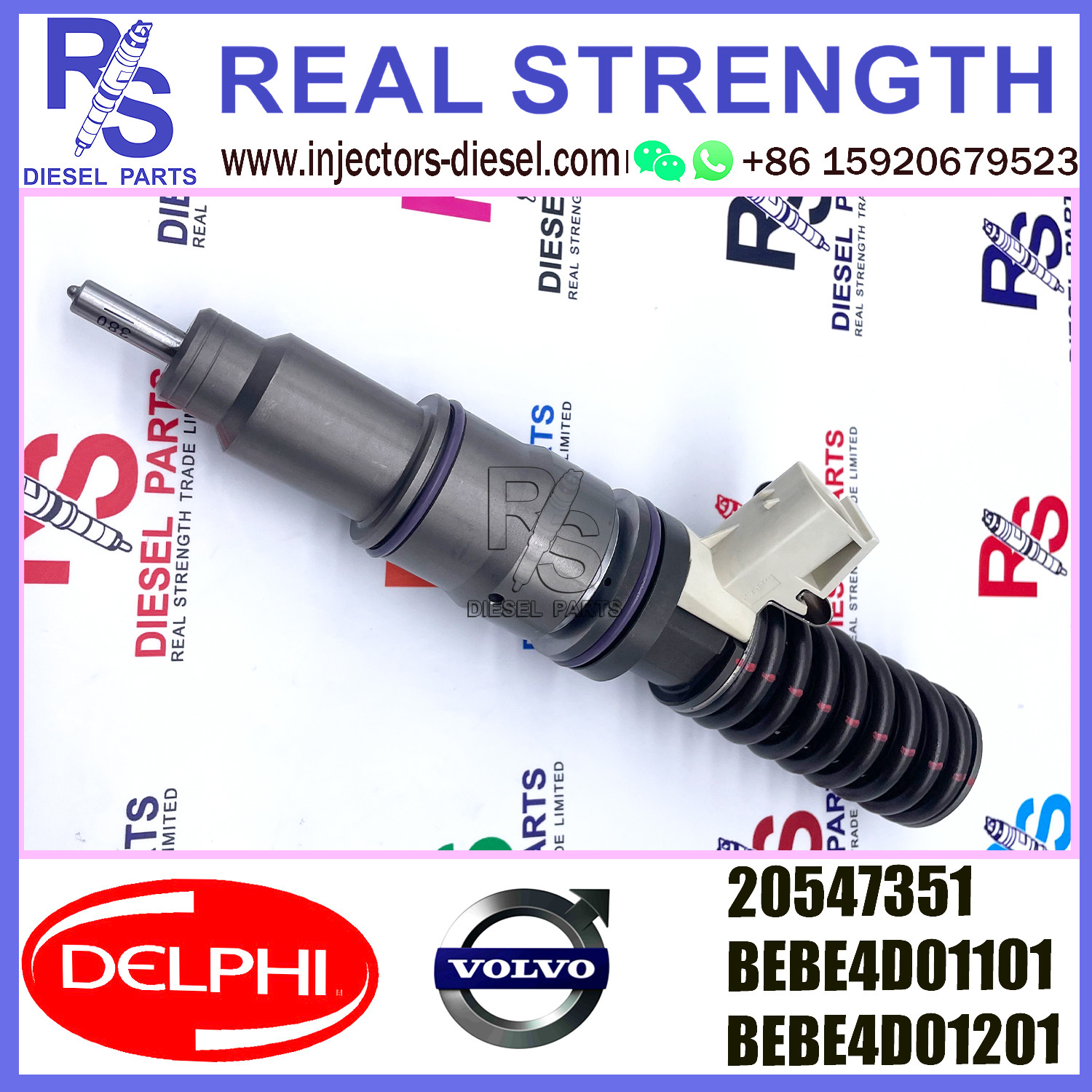 V-O-L-V injector 20547351 diesel Fuel Injection Injector 20547351 BEBE4D01101 BEBE4D01201 E3.0 for V-O-L-V D12 3155 465 BHP