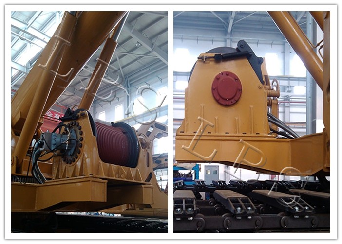 Overhead Transmission Hoisting Tower Crane Winch High Strength Steel
