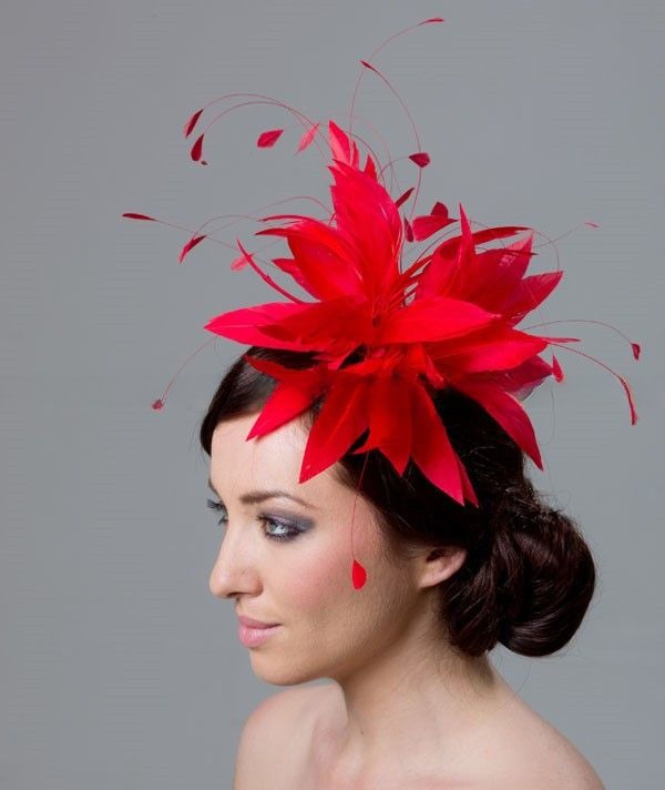 15*30 cm Stripped Goose Feather Flower Mount with Wire Accessory