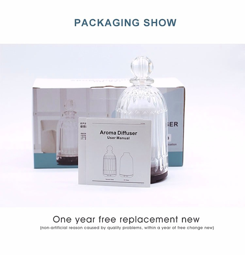 2017 New Product Essential Oil Diffuser glass 120ml Aroma Diffuser