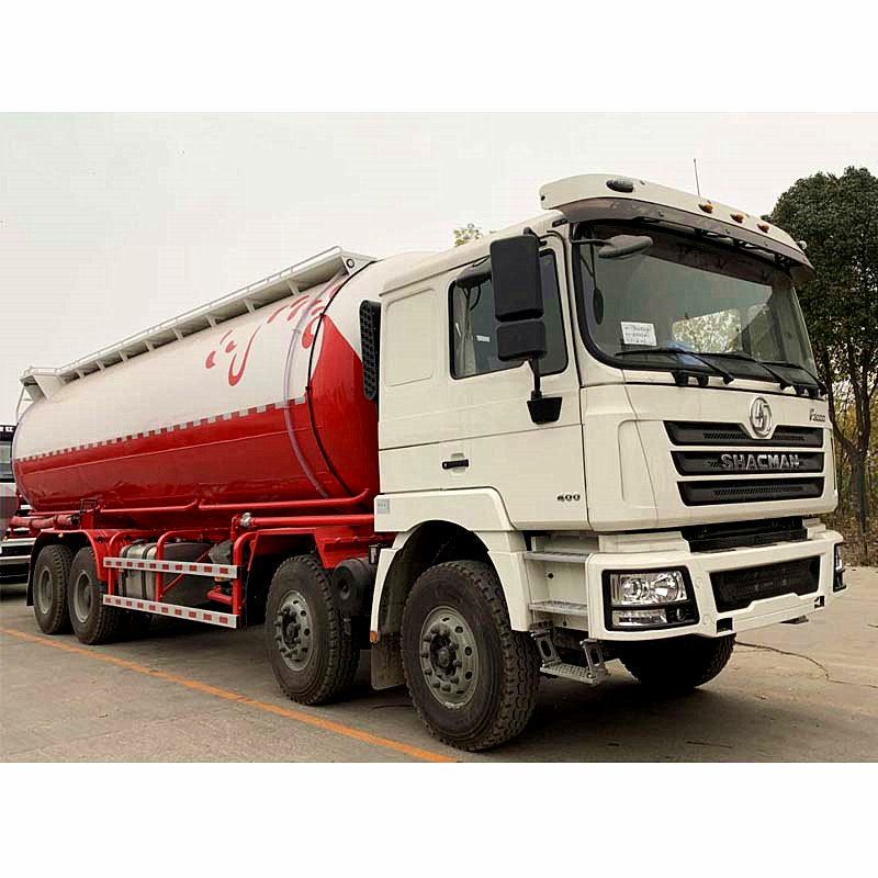 Shaanxi Shacman Special Purpose Trucks Dry Bulk Cement Transport Truck 8 Speed
