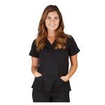 Woven Fabric Hospital Staff Uniforms OEM Service Scrubs Set