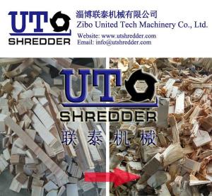 Quality United Tech Machinery High efficiency Waste furniture shredder/ double shaft shredder, wood chipper, tree crusher wholesale