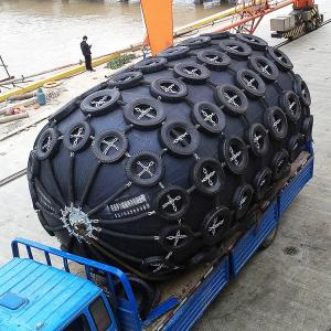 Quality Rubber Pneumatic Marine Fender Dock Defense Boat Fender With Tyre To Vessel Mooring / Moor wholesale