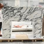 White Marble Fireplace Mantel Stone Carving Fireplace Surround European Style