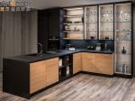 Artcheer Classic Wood Kitchen Cabinet Modern Design with E0 Grade Particleboard