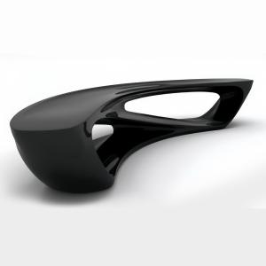 Quality Moon Bench Curved Glass Fibre Reinforced Plastic Public Leisure Chair wholesale