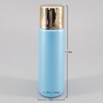PET Blue 18mm Cylinder 3.38oz Recycled Plastic Bottles