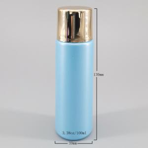 Quality PET Blue 18mm Cylinder 3.38oz Recycled Plastic Bottles wholesale