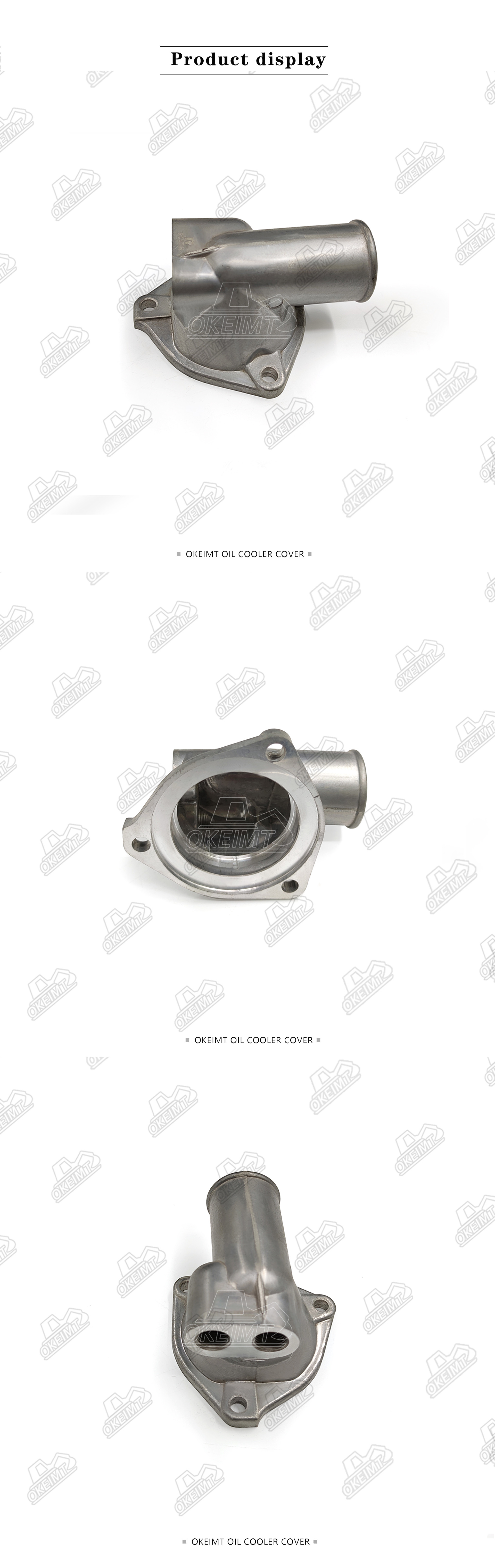 Upper Thermostat Housing Cover For ISUZU 4BD1 With Hole OE-B-94401753-1