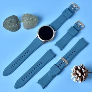 Quality Custom Women Men Sport Silicone Watch Strap , 22mm Smart Watch Band Blue wholesale
