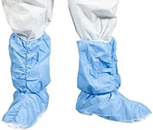 Quality Clean Room Disposable Boot Covers Unisex Ankle High Disposable Over Shoes wholesale