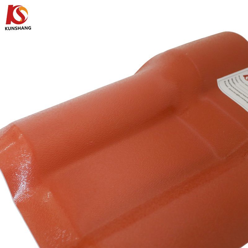 Reasonable Price UPVC Teja Espanola Spanish Roofing Sheet Color Coated PVC Synthetic Resin Roof Tiles