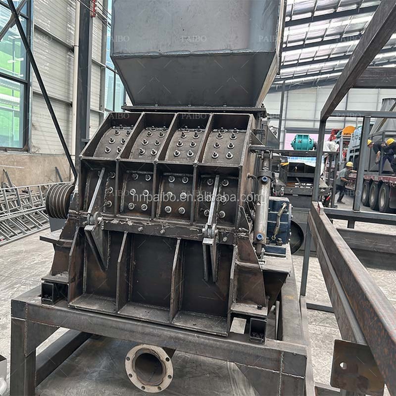 30kW Heavy Industrial Can Iron Aluminum Car Steel Crusher for Scrap Metal Shredding