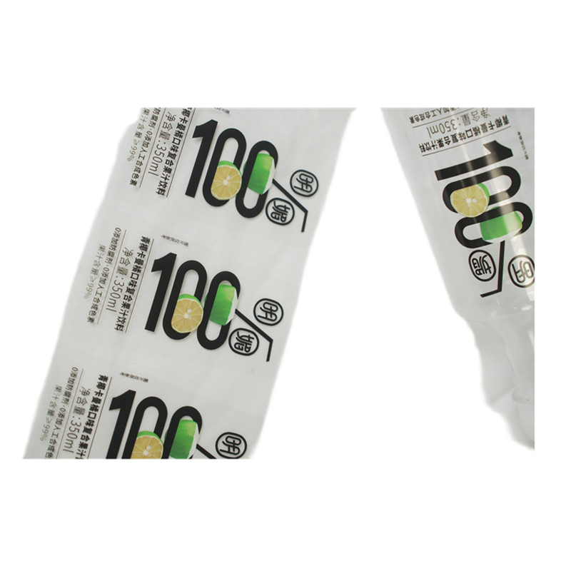 Transparent and Non-Transparent Beverage Bottle Label for Different Branding Needs