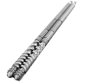 Quality 132mm Bimetallic Screw Barrel Conical Twin Screw Barrel For Plastic Extruders wholesale