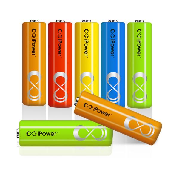 1800mAh Nickel Metal Hydride AA Batteries Low Self Discharge Environmental