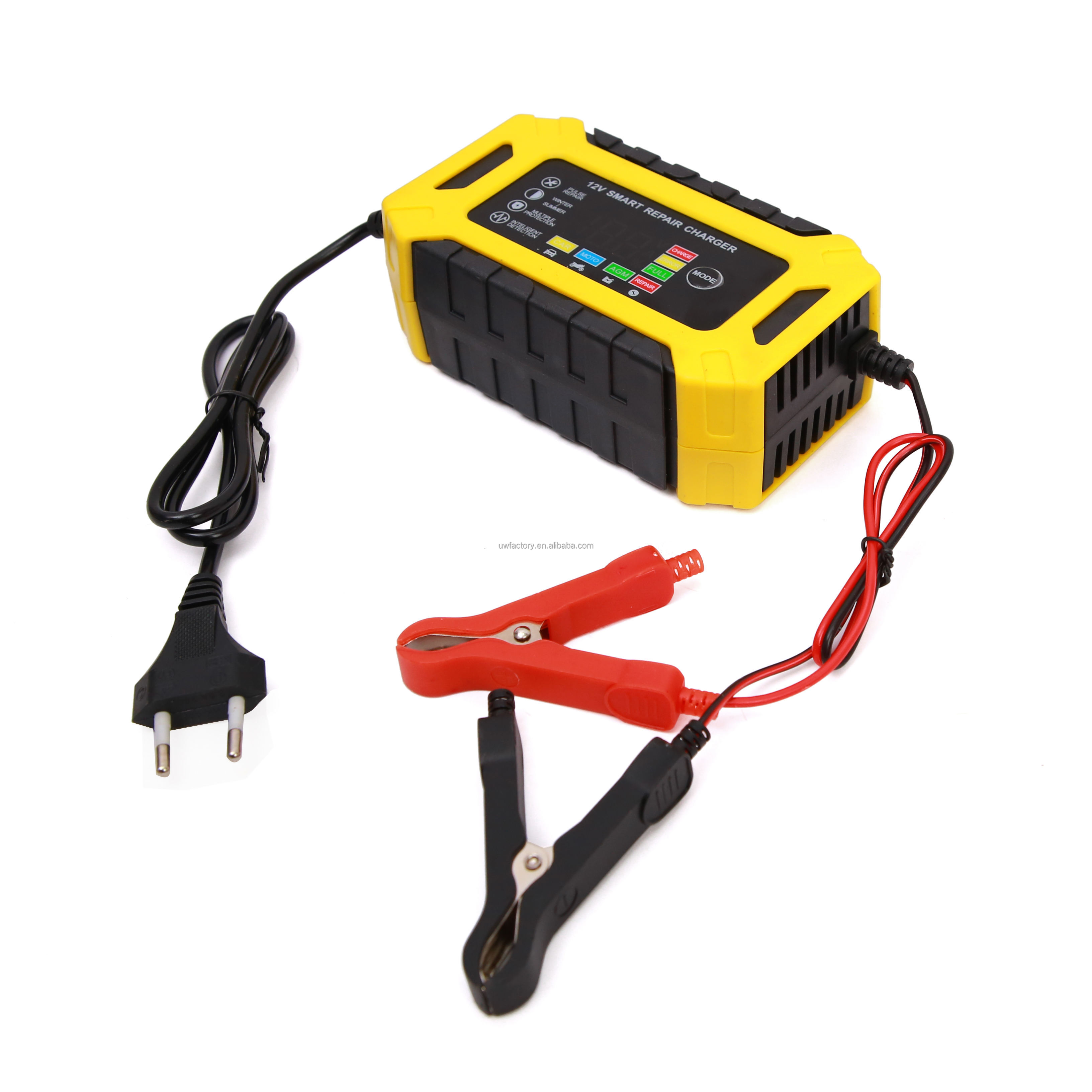 12V 10A Quick Charging Car Battery Charger with Full Intelligent Automatic Repair Function and Low Tension Protection