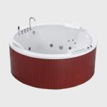 Outdoor Acrylic Jacuzzi Bathtubs Modern Spa Whirlpool Massage Corner lightweight