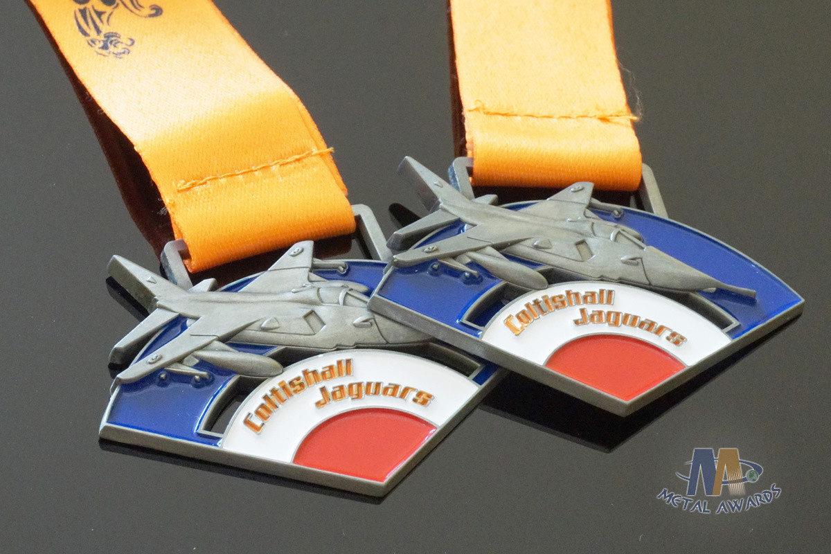 Kids School Awards Soft Enamel Gold Silver Metal Medals Half Marathon Medallion