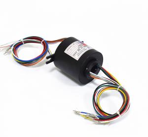 Quality 1000RPM Speed Electrical Slip Rings Industrial 12 Circuit Number Easy To Install wholesale