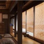 OEM Multilayer 20"Wx48"L Wooden Woven Bamboo Blinds Roman Shade