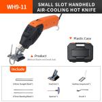 Small Slot Handheld Air-Cooling Hot Knife For Crafters Sculpting Crave