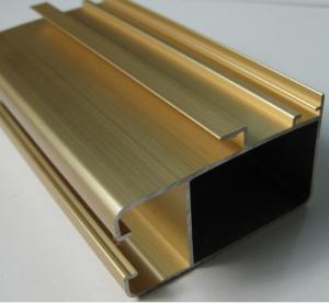 Quality Anodized Gold Aluminum Furniture Profile wholesale